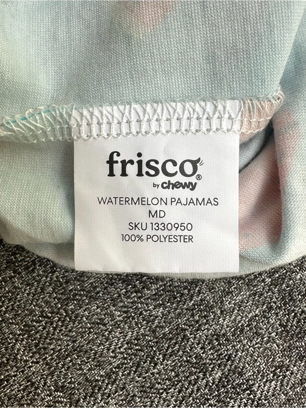 NWT Frisco Summer Watermelon Print Dog & Cat Jersey Pajamas Pet Chewy M
